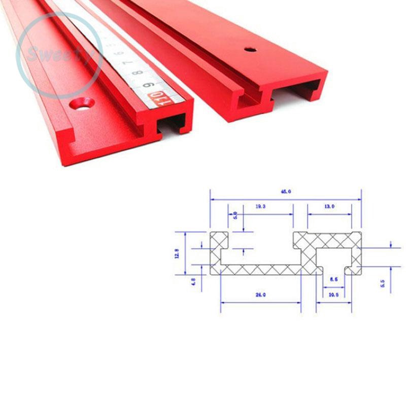 Thanh trượt máy phay kiểu chữ T 400mm chuyên dụng cho nghề làm gỗ