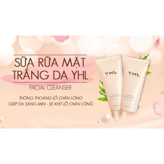 Sữa rửa mặt trắng da yhl
