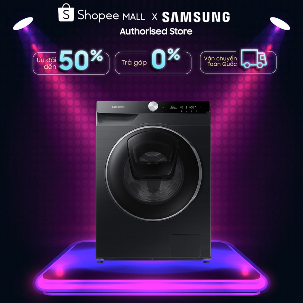 WW12TP94DSB/SV - Máy giặt Samsung thông minh AI EcoBubble™ 12kg (WW12TP94DSB)