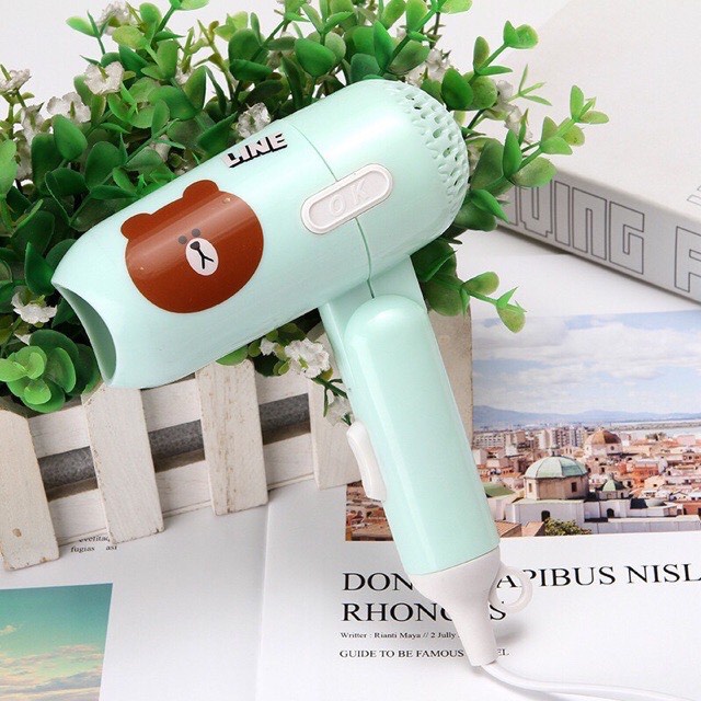Máy sấy tóc mini gấp gọn- tạo kiểu chuyên nghiệp công suất lớn - Bảo Hành 1 Đổi 1 Trong 7 Ngày