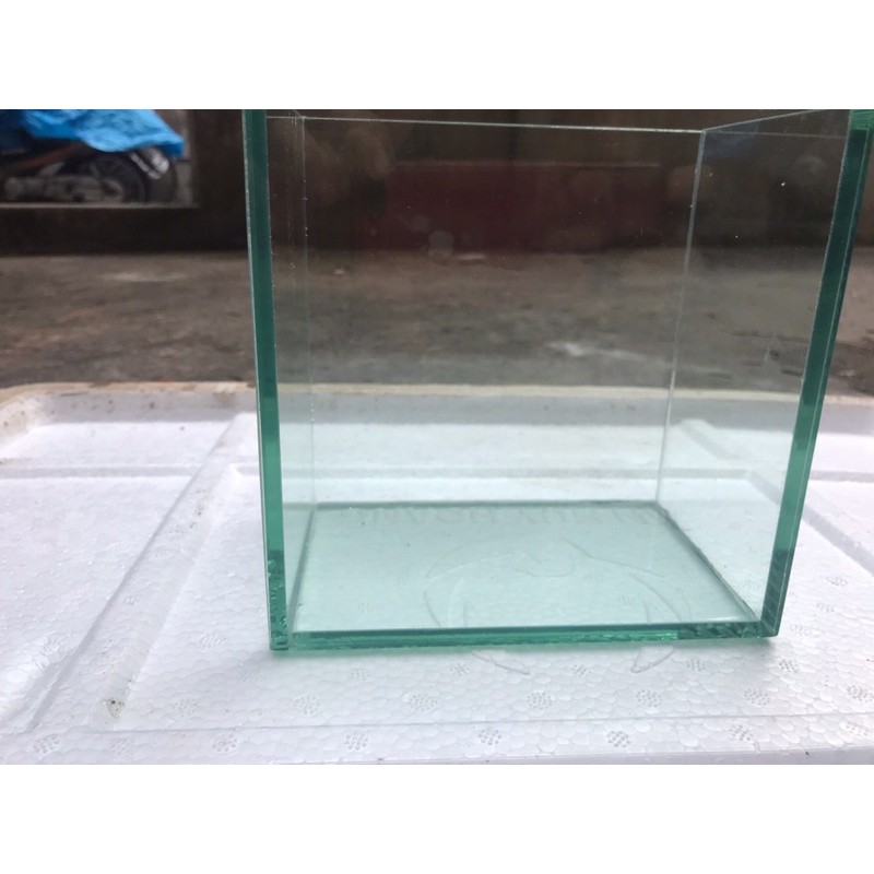 Bể cá mini để bàn dài 30cm rộng 15cm cao 20cm mài vi tính