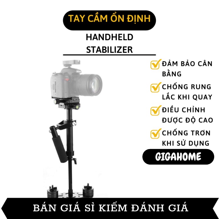 Tay cầm máy ảnh   GIÁ VỐN]   Tay cầm ổn định máy ảnh S40, chống rung khi di chuyển, Giá đỡ máy ảnh,Phụ Kiện chụp hình