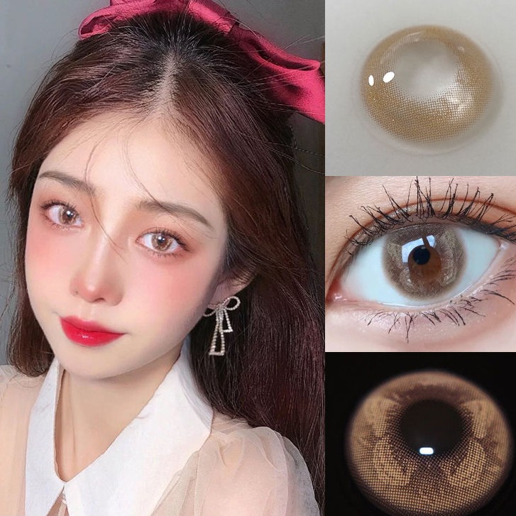 Kính áp tròng phong cách Hàn Quốc phối màu tự nhiên | BigBuy360 - bigbuy360.vn