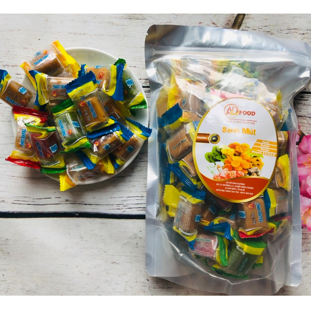 500g kẹo dừa Bến Tre mix đủ vị
