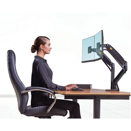 Giá Treo Hai Màn Hình Máy Tính North Bayou F195A Lắp Cho Màn Hình Từ 22 inch - 32 inch Hàng Nhập Khẩu Màu Đen | BigBuy360 - bigbuy360.vn