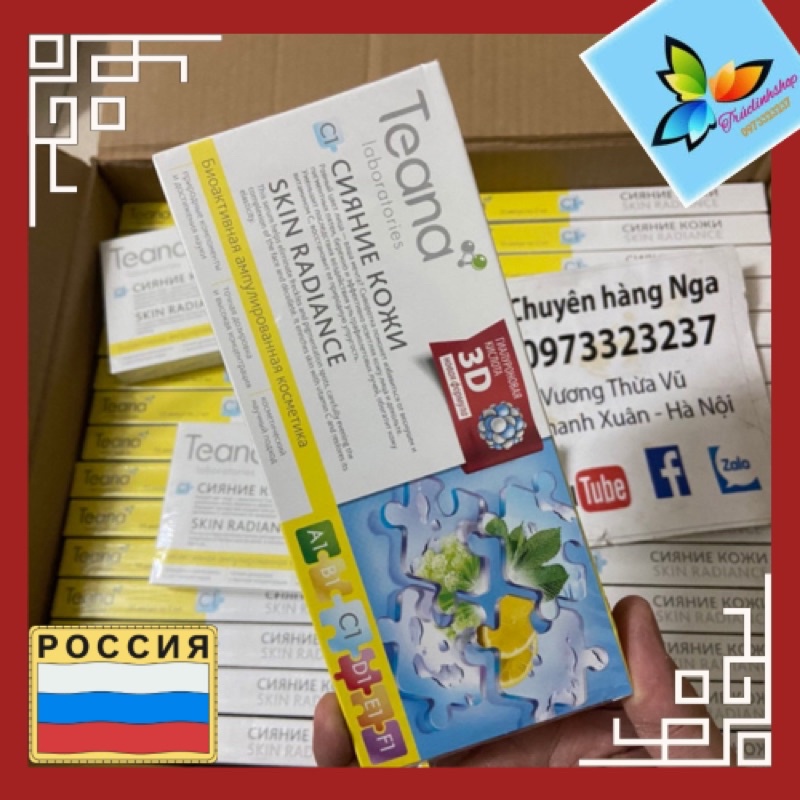 Collagen teana c1 tươi giảm thâm nám và các vết sạm da 10 ống 2ml