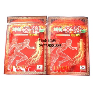 Cao Dán Hồng Sâm Túi Đỏ { Bịch 20 Miếng }