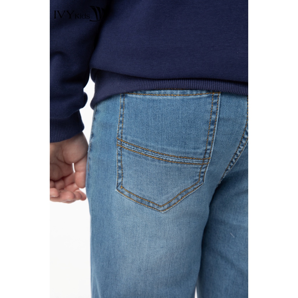 Quần jeans Slim fit bé trai IVY moda MS 25K1268