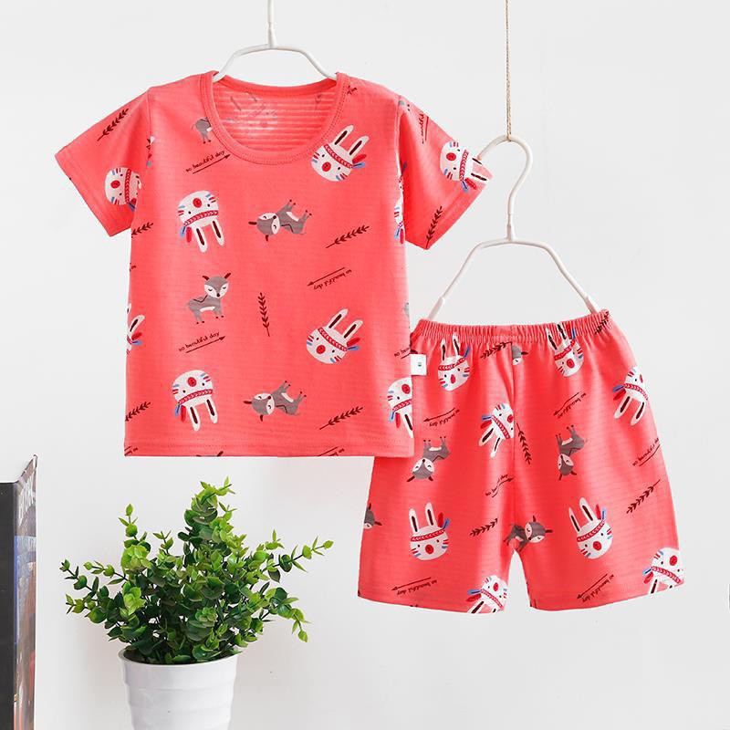 Đồ Bộ cộc tay cotton sợi tre Bé Trai, Bé Gái mềm mịn  8-23kg❤️Hàng Quảng Châu Cao Cấp, Bộ cộc tay cho bé