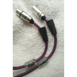 Dây Canon 2 Đầu Chống nhiễu 0.8m (Nâu, tím)