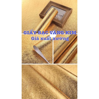 GIẤY BẠC (MÀU VÀNG KIM) DÁN BẾP CÁCH NHIỆT CHỐNG NƯỚC 3D THẾ HỆ MỚI (Đơn giá 3m)