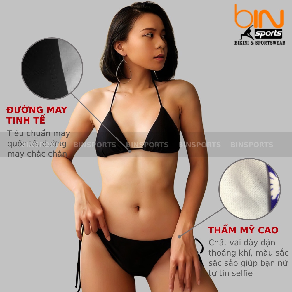 Bikini Bộ Bơi Nữ Hai Mảnh Quần Tam Giác Freesize Bin Sports BHV030