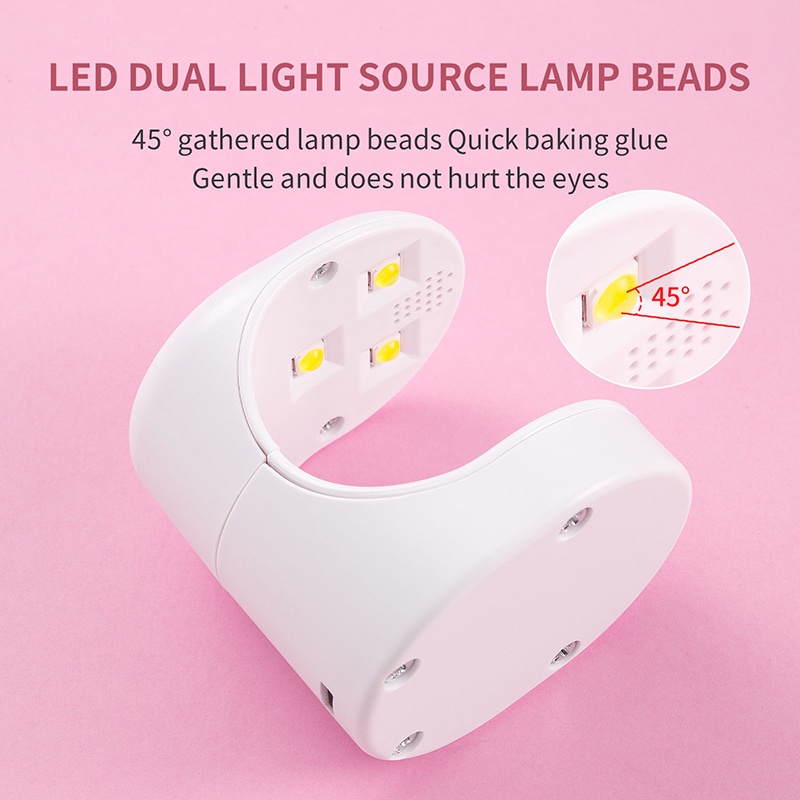 Lusluking Đèn Hong Khô Sơn Móng Tay Bằng Tia uv 16w / 60s