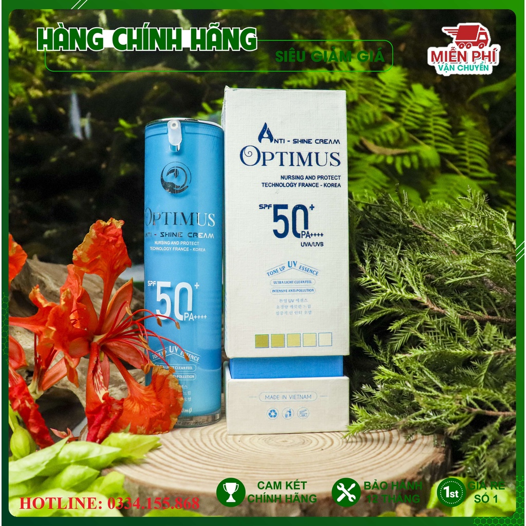 Kem chống nắng Optimus Thanh Mộc Hương 50ml