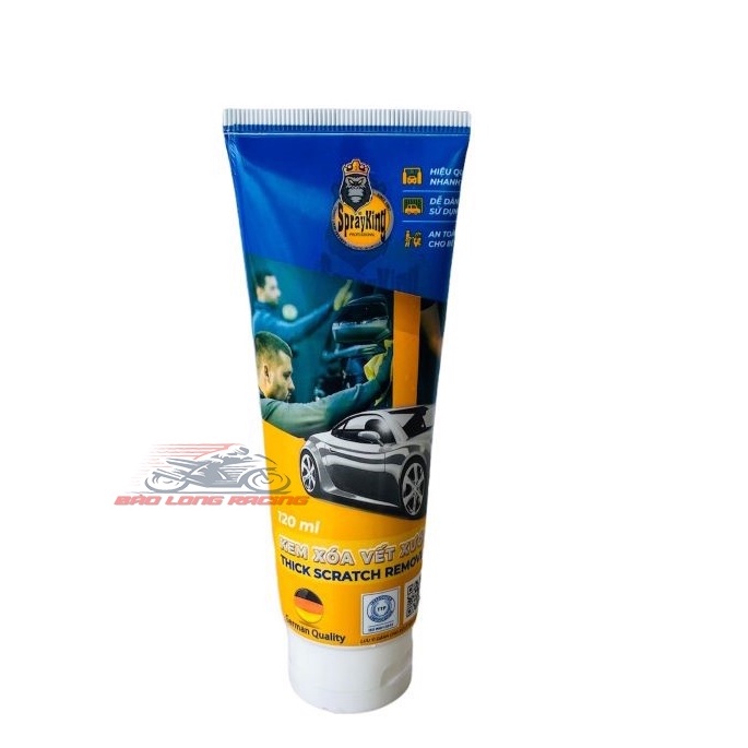 Kem xoá vết xước xe Sprayking chính hãng an toàn cho bề mặt, vết sước cạn.