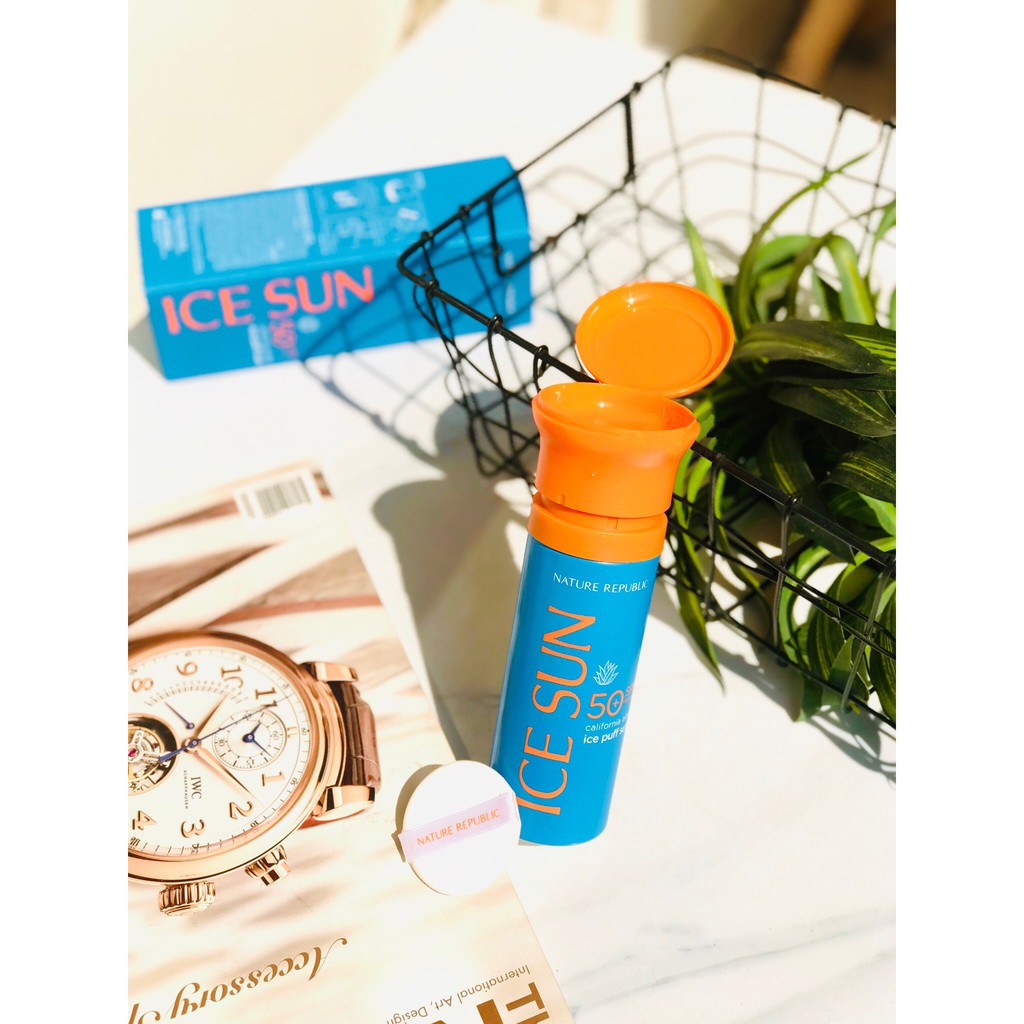 Xịt chống nắng Nature Republic Provence Calendula Ice Puff Sun SPF50 PA+++