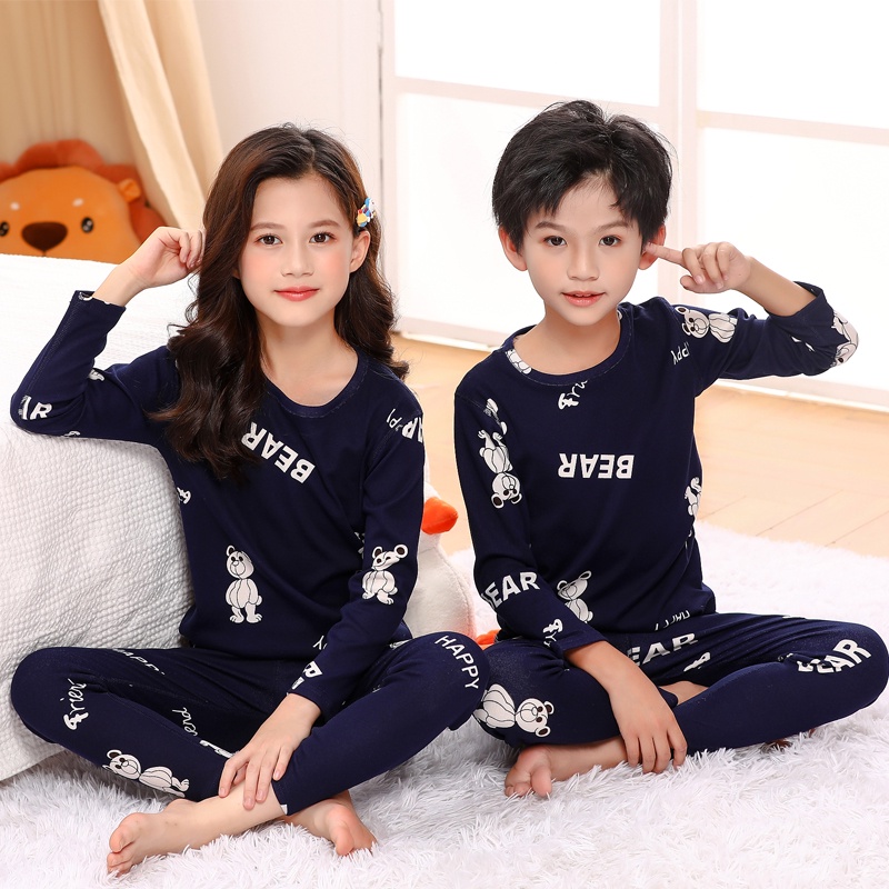 Bộ Đồ Ngủ Pijama Gia Đình Mềm Mại Kích Thước 100-180