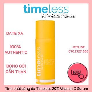 [Đủ Size] Tinh Chất Dưỡng Da Sáng Da Serum Timeless 20% Vitamin C + E