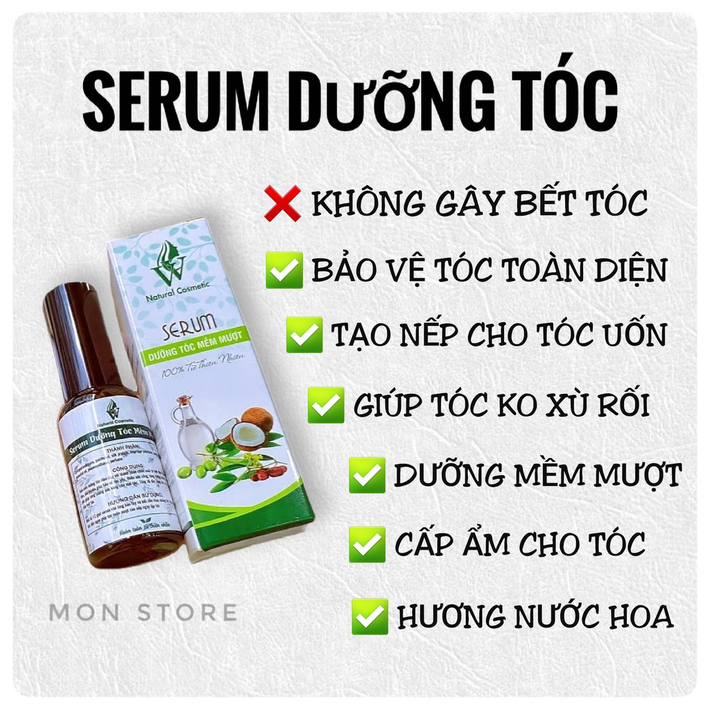 TINH DẦU SERUM dưỡng tóc mềm mượt, giữ nếp tóc uốn, phục hồi đuôi tóc khô xơ, chẻ ngọn | BigBuy360 - bigbuy360.vn