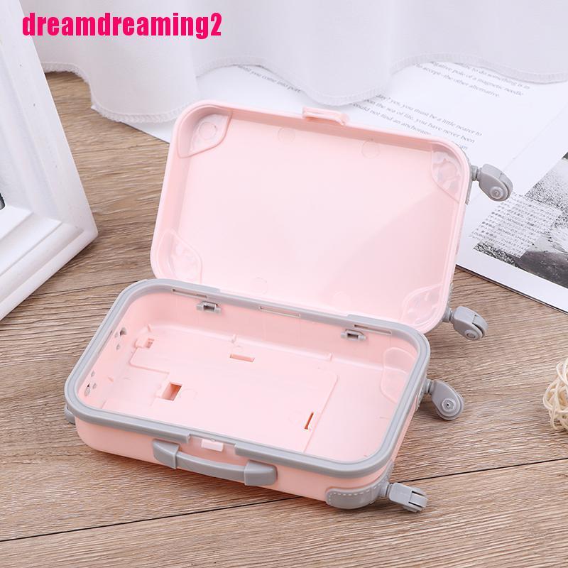 Mô Hình Vali Mini Bằng Nhựa Xinh Xắn Cho Nhà Búp Bê