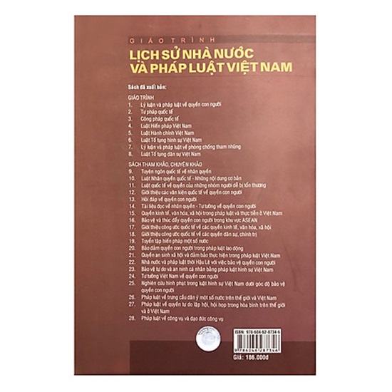Sách – Giáo trình lịch sử nhà nước và pháp luật Việt Nam