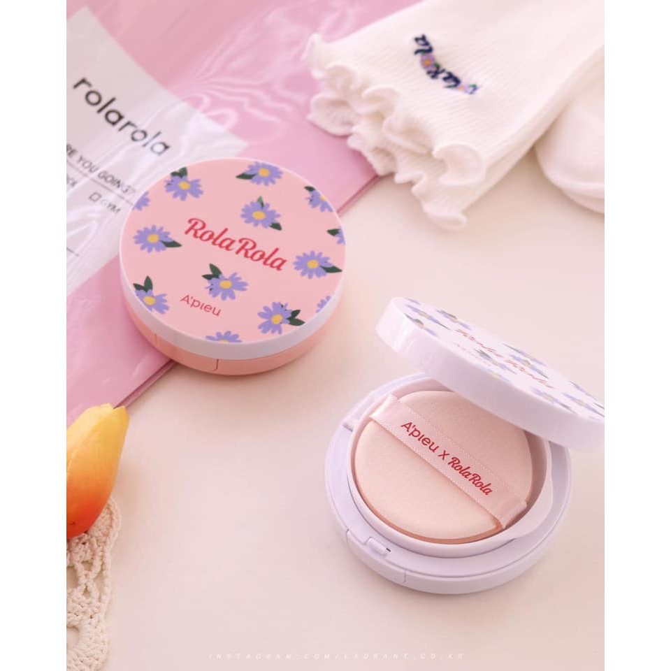 Chính hãng  Phấn nước A'pieu x Rola Rola Glow Cushion/ Longwear Cushion  FREE SHIP TOÀN QUỐC