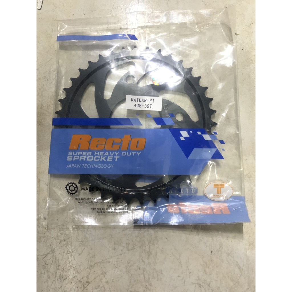 Dĩa tãi 39 T xe raider fi hiệu recto