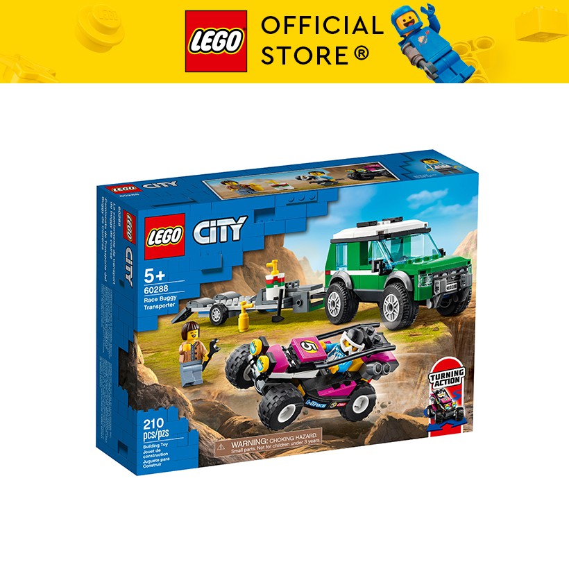 LEGO CITY 60288 Xe Tải Vận Chuyển Mô Tô Địa Hình ( 210 Chi tiết) Bộ gạch đồ chơi lắp ráp