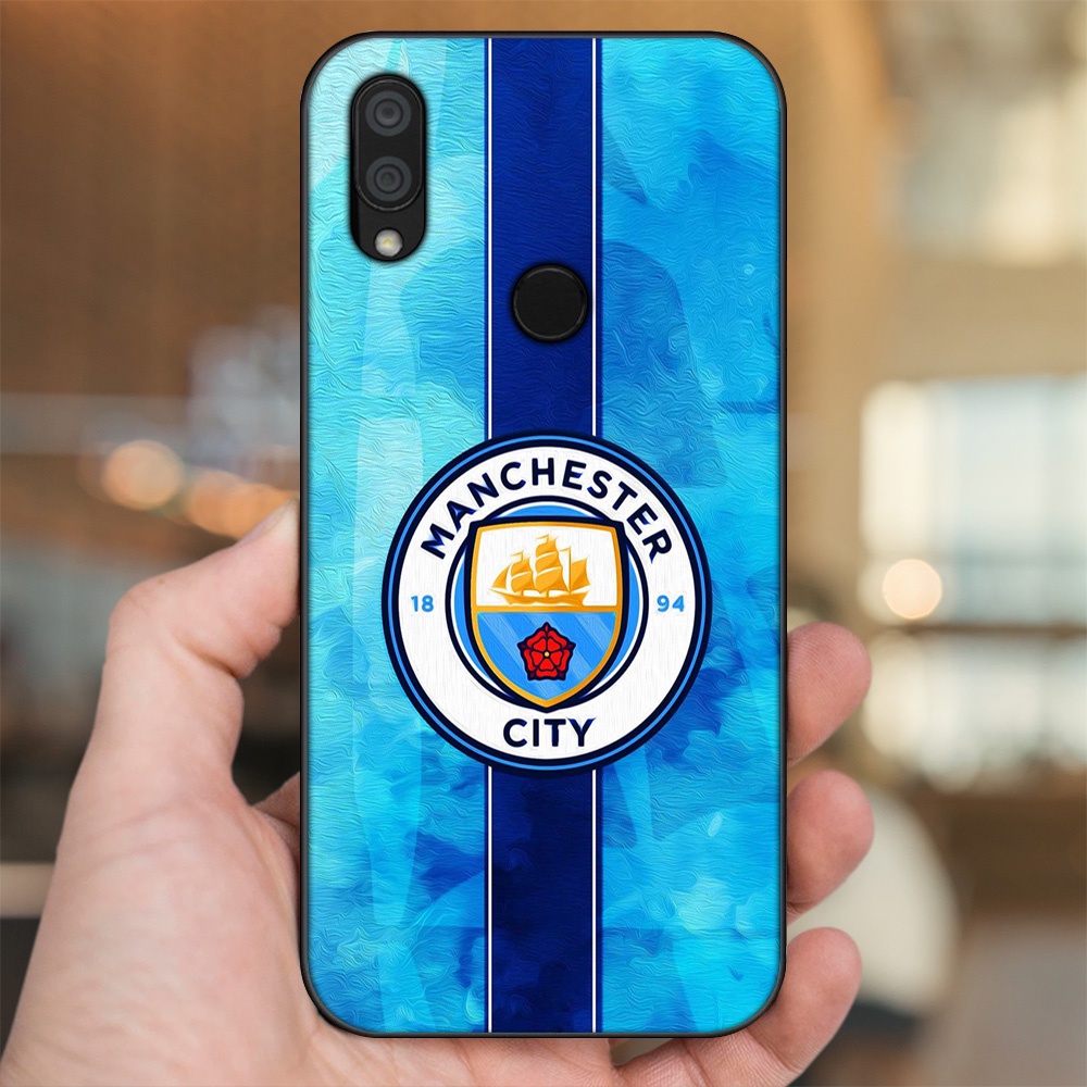 Ốp lưng Xiaomi Redmi 7 viền đen in hình Manchester City MC