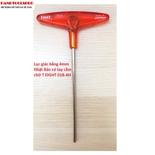 Lục giác bằng 4mm nhật bản có tay cầm chữ t eight 018-4h