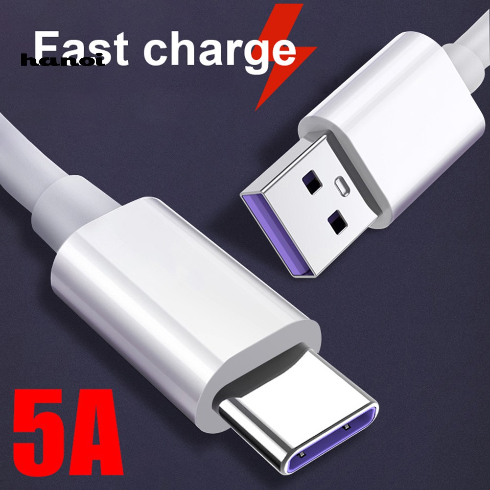 Dây Cáp Sạc / Truyền Dữ Liệu Nhanh 5A USB Type C PhoHe Cho Huawei