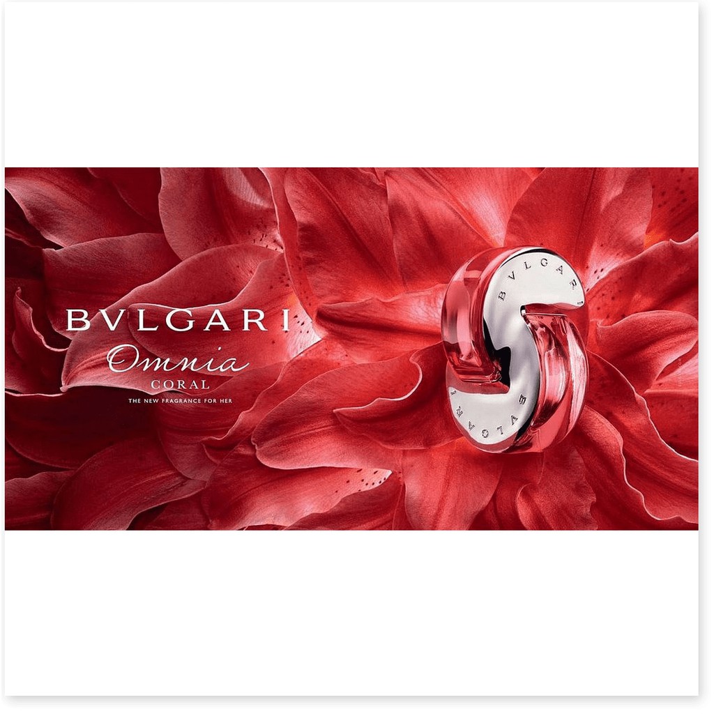 [Mã giảm giá mỹ phẩm chính hãng] Bộ Nước Hoa Bvlgari Omnina Coral Phiên Bản Mùa Xuân 15ml-65ml Kèm Túi