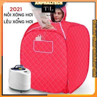 🔥Xả lỗ🔥 Combo Lều Xông Hơi Kèm Nồi Xông Hơi Điện Mini 3L Tại Nhà - Dùng cho gia đình sau sinh Spa tích hợp remote