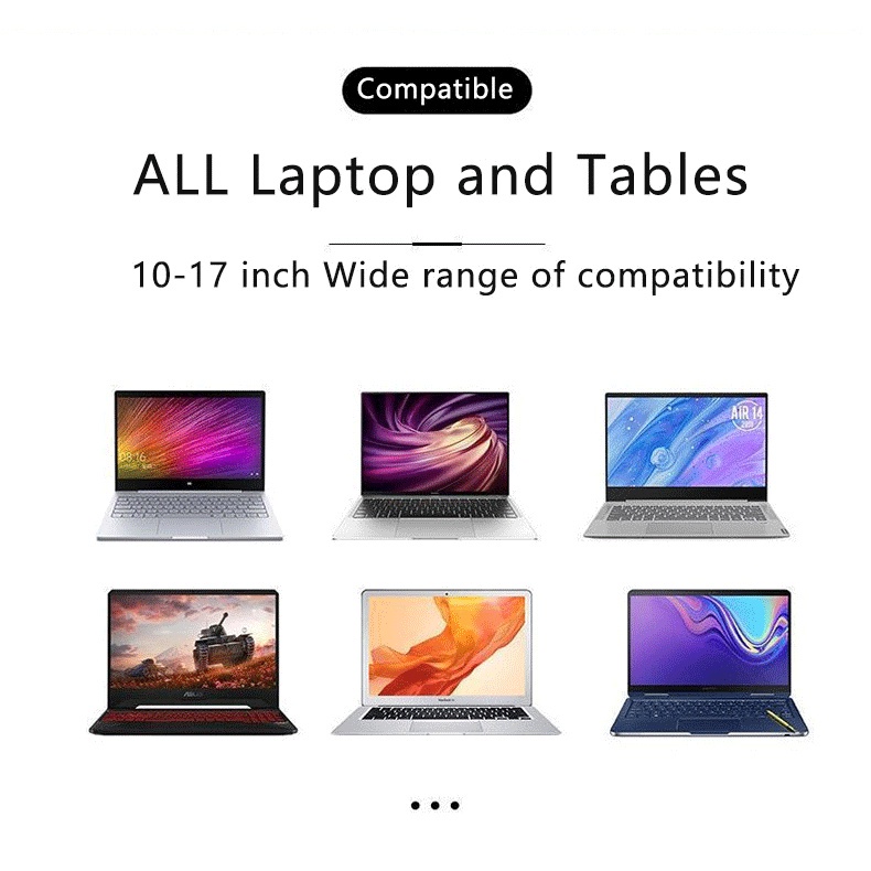Giá Đỡ Laptop Bằng Hợp Kim Nhôm 6 Cấp Độ Điều Chỉnh Được 11-17 inch Tiện Dụng