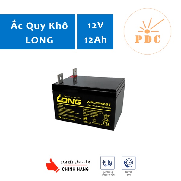 Ắc Quy Long 12V-12Ah WP1251WBT Cho UPS APC - (PDC-TECH)