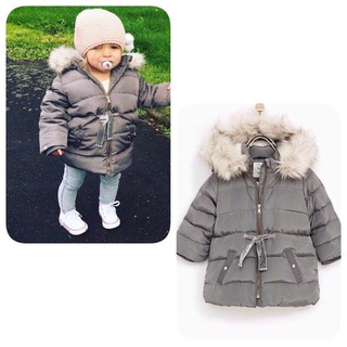 Áo phao lông vũ zara