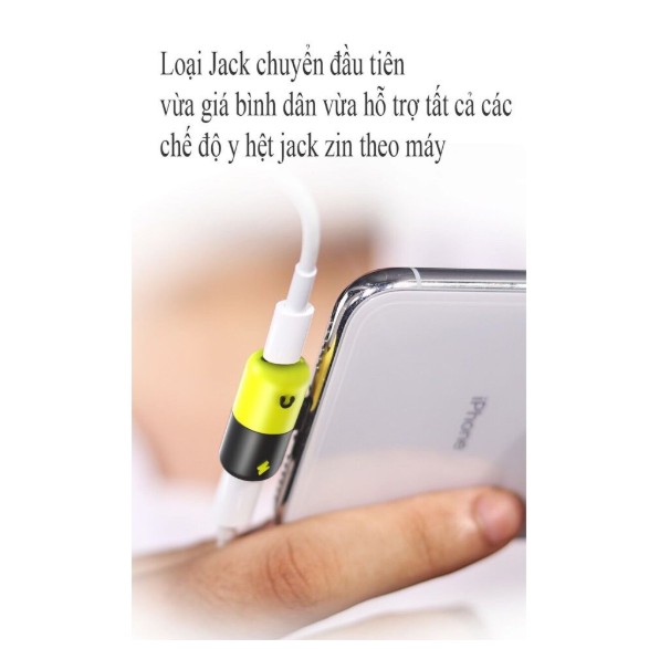 Jack Chuyển 2 In 1 Hình Viên Thuốc Cho IPhone