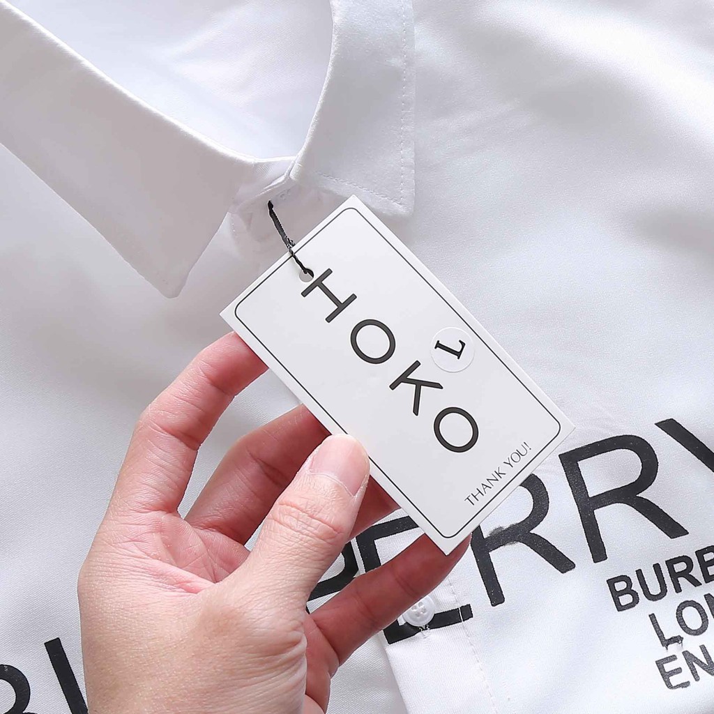 Áo sơ mi nam Hàn Quốc tay dài thời trang cao cấp họa tiết logo Burberry trẻ trung năng động AN60 - Socool Store | BigBuy360 - bigbuy360.vn