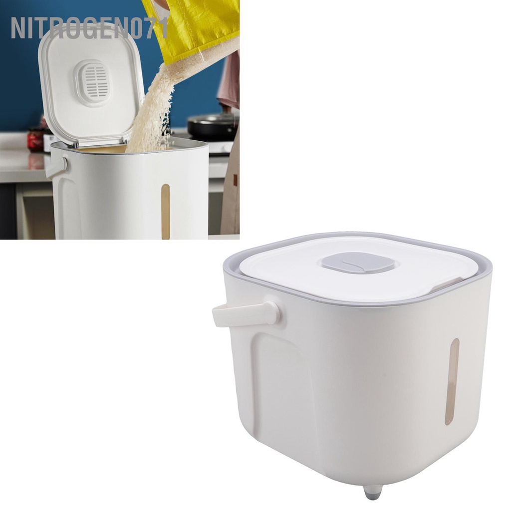 20kg Thùng Đựng Gạo Cao Cấp (Tặng Kèm Thìa đựng Gạo) - Hộp Đựng Gạo Chống Côn Trùng Chống Trượt Tiện Dụng