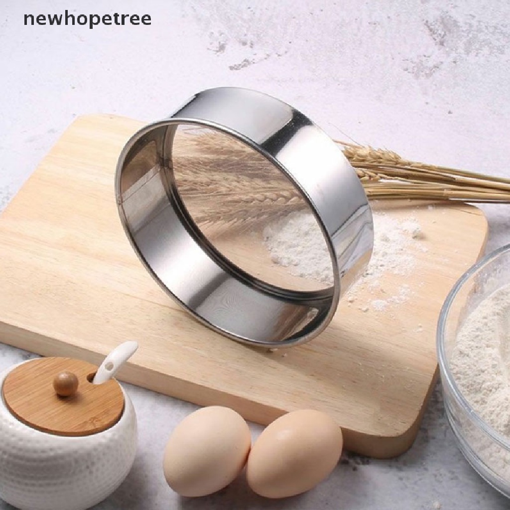 Rây bột bằng thép không gỉ tiện lợi dành cho nhà bếp