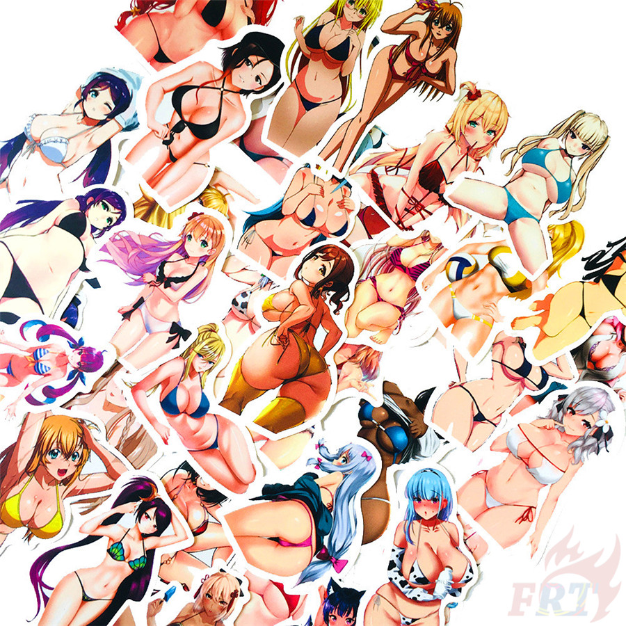 100Pcs/Set ❉ Sexy Bunny Girl Series B Sexy Bikini Beauty Mixed Graffiti Stickers ❉ DIY Fashion Doodle Decals Stickers