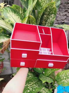 (Giá Gốc) Kệ Đựng mỹ phẩm size đại 35cm