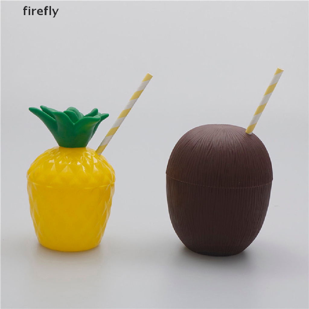 Ly uống nước hình quả dứa phong cách Hawaii