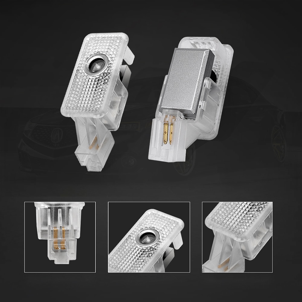 2 Đèn LED Chiếu Logo Gắn Cửa Xe Hơi Cho Acura MDX RLX ZDX TLX