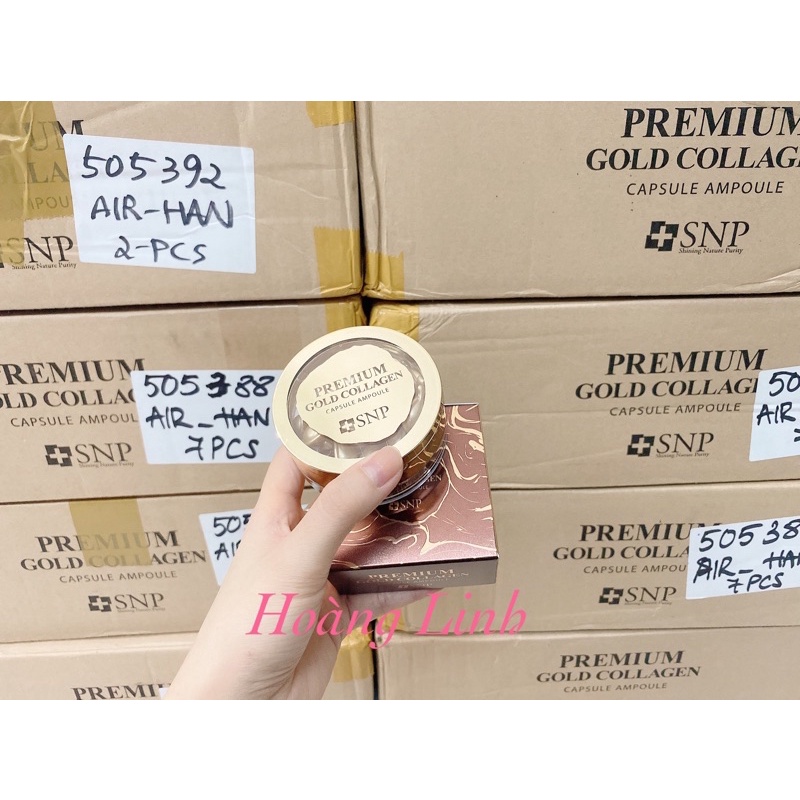 Viên Collagen Dưỡng Da Chống Lão Hóa, Cấp Ẩm Da SNP Premium Gold Collagen Capsule Ampoule | BigBuy360 - bigbuy360.vn
