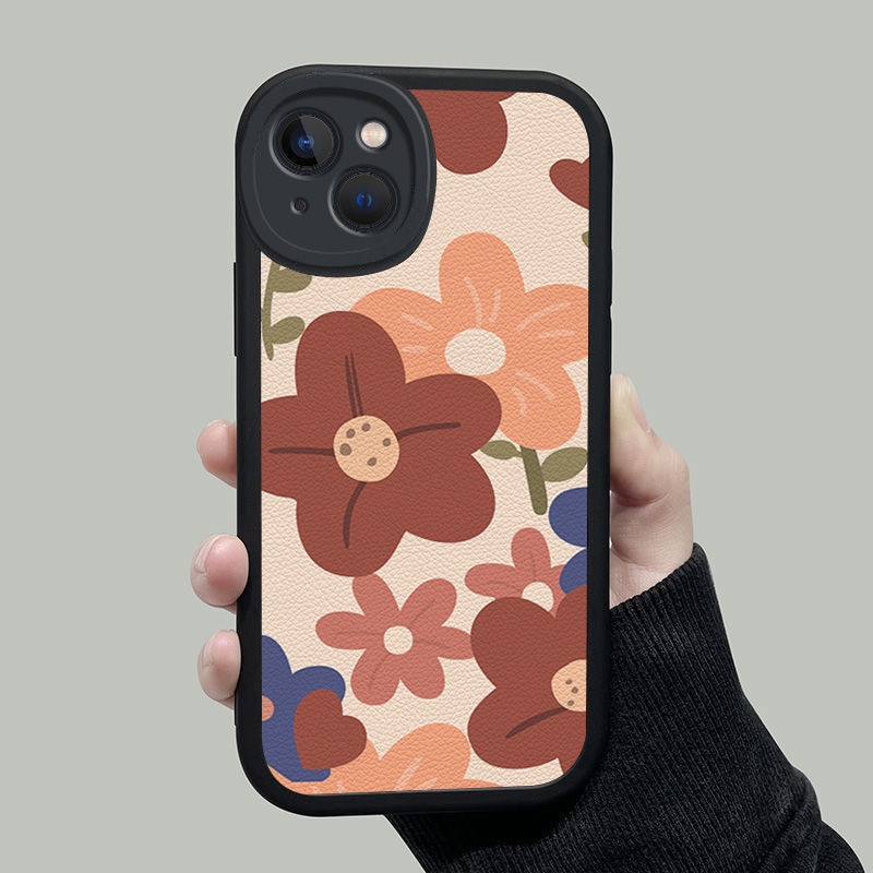 Thời trang Dòng hoa đơn giản chống va đập Vỏ điện thoại cho Vivo Y11 Y12 Y15 Y12i Y20s Y30 Y12S Y15S Y15A Y95 Y17 Y53 Y50 Y91 Y91CY75 v11i