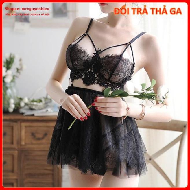 Váy ngủ 2 dây ren Quảng châu hở lưng gợi cảm cosplay sexy -  - Hà Nội  - QUIN BEE | BigBuy360 - bigbuy360.vn