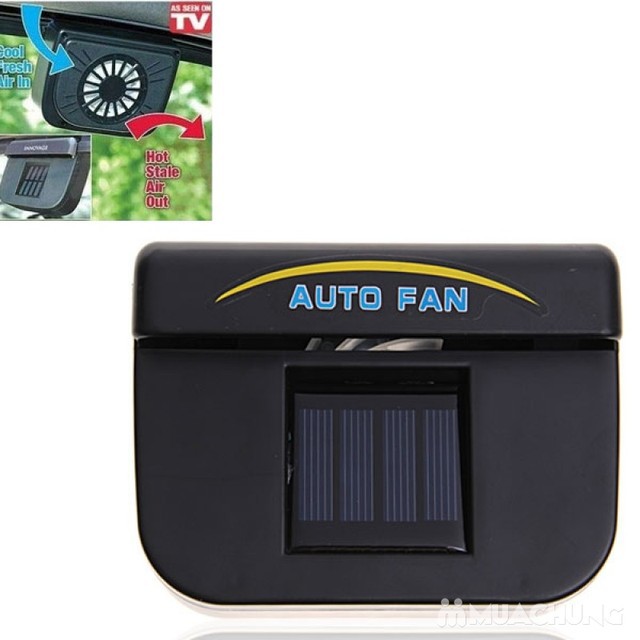 Quạt Tản Nhiệt Ô tô 𝗙𝗥𝗘𝗘 𝗦𝗛𝗜𝗣 AUTO FAN sử dụng năng lượng mặt trời cao cấp