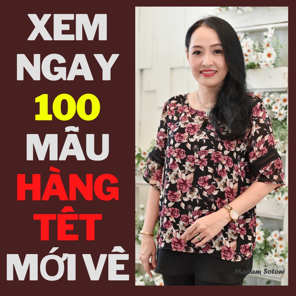 Madam Sotoni - Thời trang trung niên - Áo kiểu nữ trung niên - VHDT713
