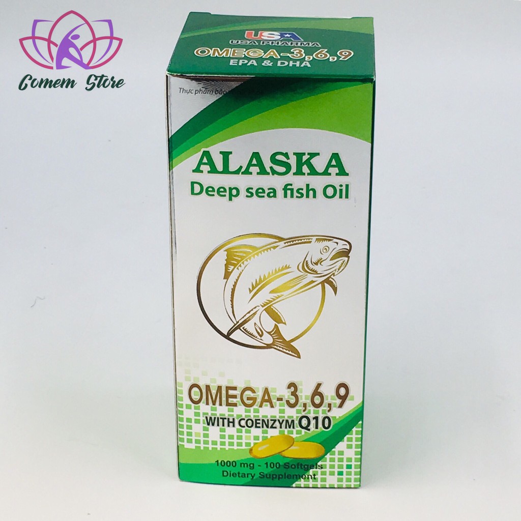 ALASKA OMEGA 3,6,9 - Hỗ trợ cải thiện trí lực , giảm nguy cơ xơ vữa động mạch do tác hại của oxy